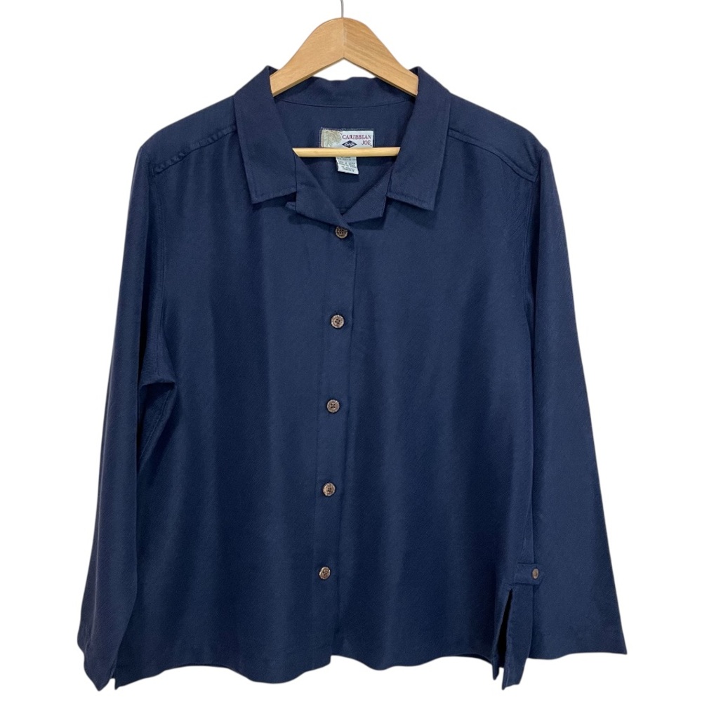 Caribbean Joe Mid Weight Button Up Shirt